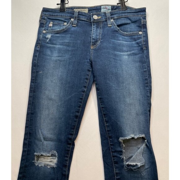 AG Adriano Goldschmied jeans womens 26 27 x 28 legging super skinny ankle blue - Picture 8 of 11